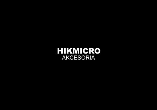 hikmicro akcesoria